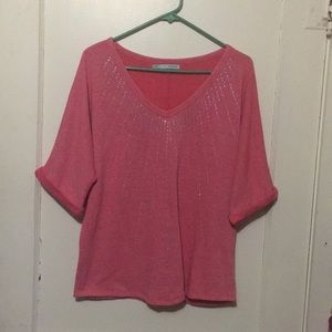 Beautiful pink jeweled top